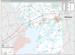 Cecil County, MD Wall Map