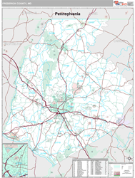 Frederick County, MD Wall Map