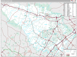 Howard County, MD Wall Map