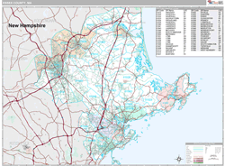 Essex County, MA Wall Map