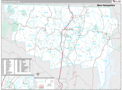 Franklin County, MA Wall Map