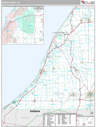 Berrien County, MI Wall Map