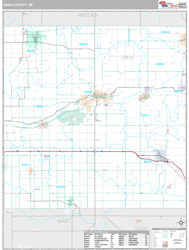 Ionia County, MI Wall Map