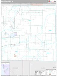 Missaukee County, MI Wall Map
