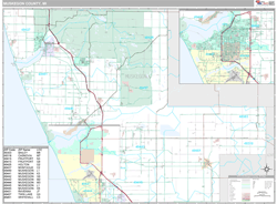 Muskegon County, MI Wall Map