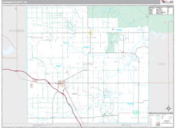 Ogemaw County, MI Wall Map