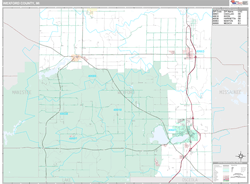 Wexford County, MI Wall Map