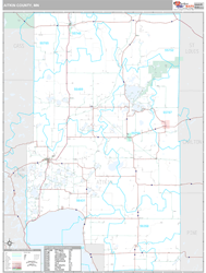 Aitkin County, MN Wall Map