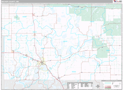 Becker County, MN Wall Map