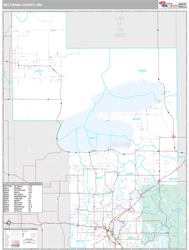 Beltrami County, MN Wall Map