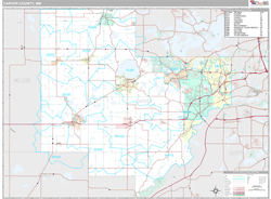 Carver County, MN Wall Map