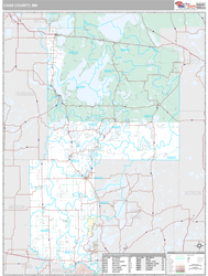 Cass County, MN Wall Map