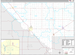 Chippewa County, MN Wall Map