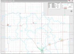 Cottonwood County, MN Wall Map