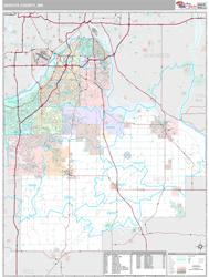 Dakota County, MN Wall Map