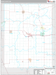 Dodge County, MN Wall Map