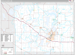 Douglas County, MN Wall Map