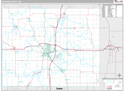 Freeborn County, MN Wall Map