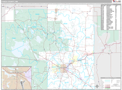Itasca County, MN Wall Map