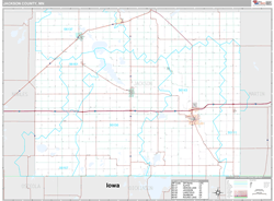 Jackson County, MN Wall Map