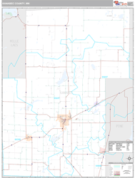 Kanabec County, MN Wall Map
