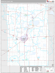 Kandiyohi County, MN Wall Map