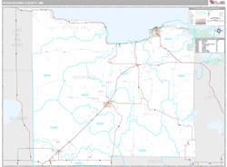 Koochiching County, MN Wall Map