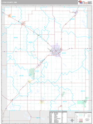 Lyon County, MN Wall Map