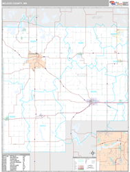 McLeod County, MN Wall Map