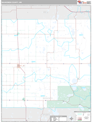 Mahnomen County, MN Wall Map