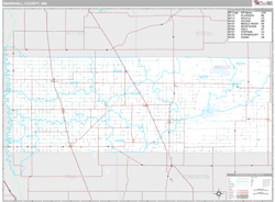 Marshall County, MN Wall Map