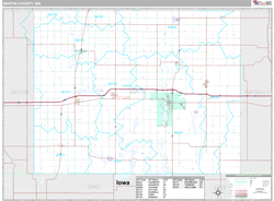 Martin County, MN Wall Map