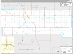 Pennington County, MN Wall Map