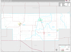 Red Lake County, MN Wall Map