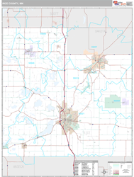 Rice County, MN Wall Map