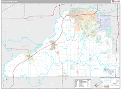 Scott County, MN Wall Map