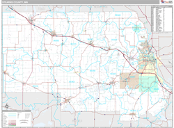 Stearns County, MN Wall Map