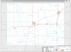 Watonwan County, MN Wall Map