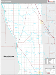 Wilkin County, MN Wall Map