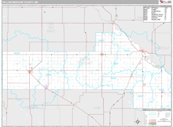 Yellow Medicine County, MN Wall Map