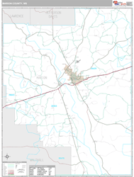 Marion County, MS Wall Map