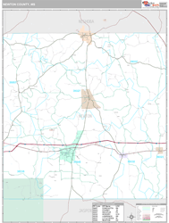 Newton County, MS Wall Map