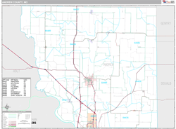 Andrew County, MO Wall Map