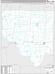 Chariton County, MO Wall Map