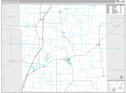 Daviess County, MO Wall Map