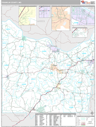 Franklin County, MO Wall Map