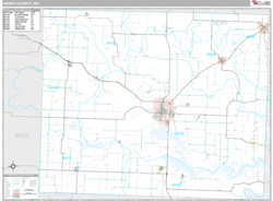 Henry County, MO Wall Map