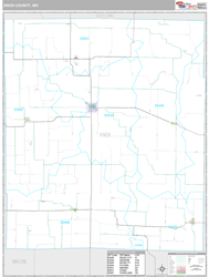 Knox County, MO Wall Map