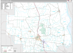 Lincoln County, MO Wall Map