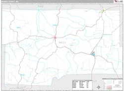 Maries County, MO Wall Map